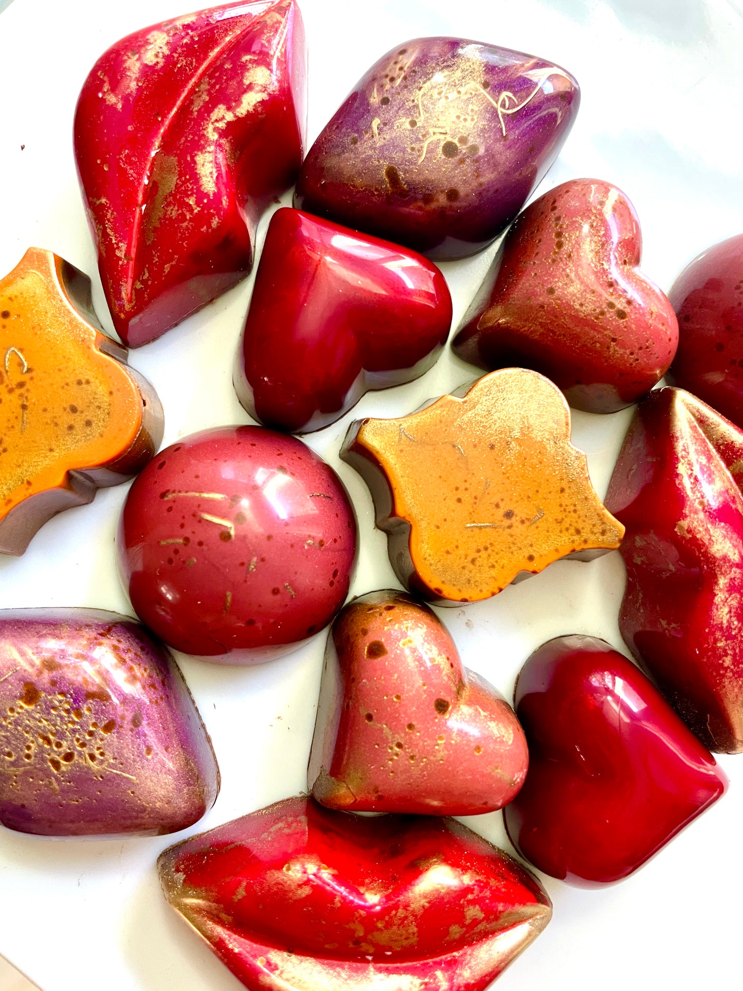 5 piece gift box clear/gold