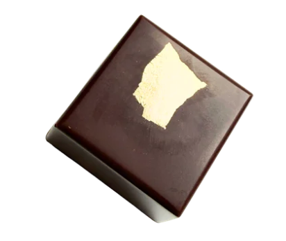 Gold Leaf Cube chocolate