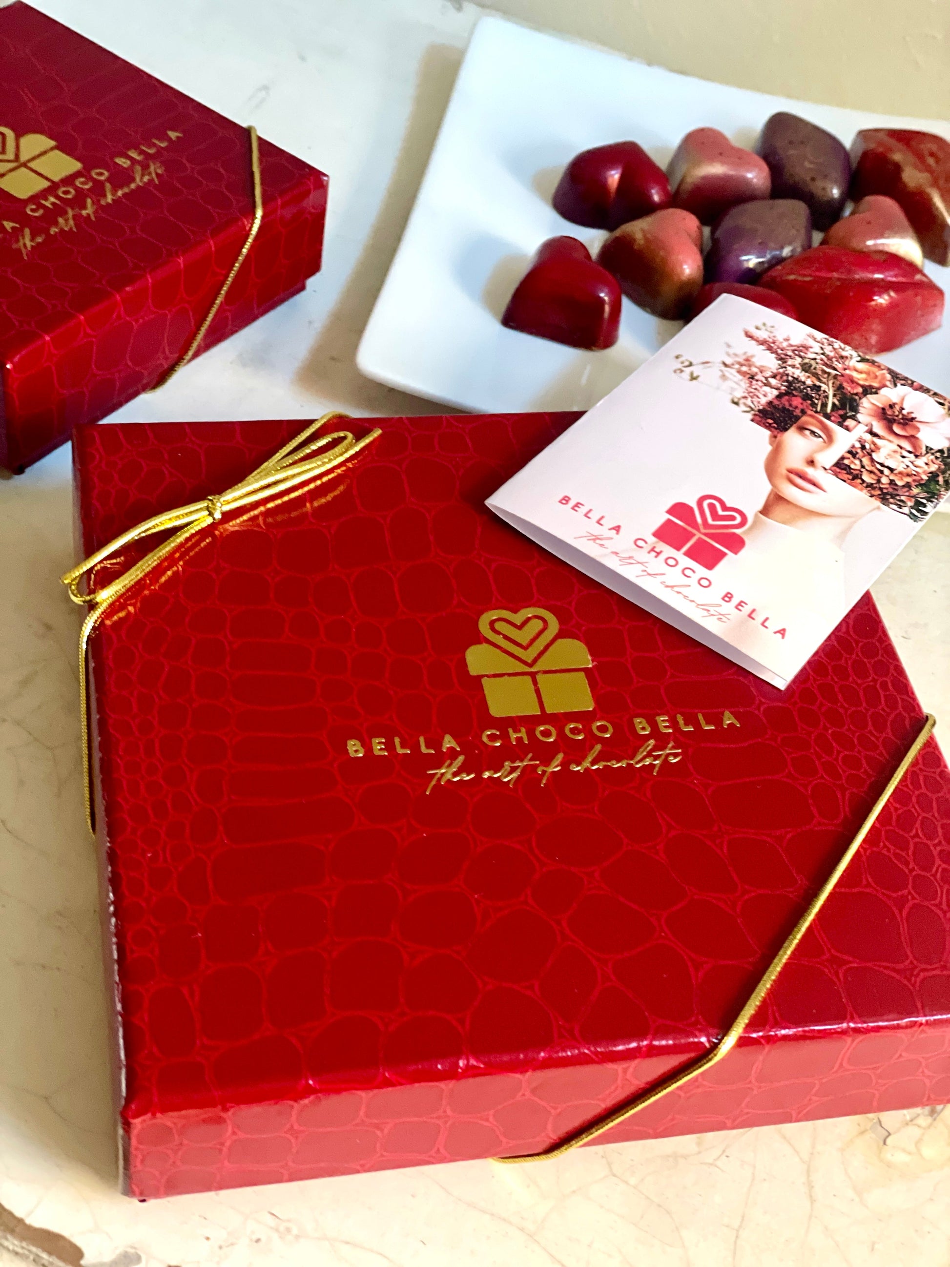 Placeholder: 9-piece artisan chocolate gift box, Office Gifting Bundle